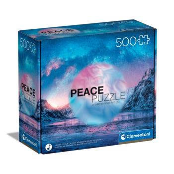 Puzzle 500 pezzi PEACE PUZZLE 500 Pezzi Peace Puzzle  Clementoni 2022 | Libraccio.it