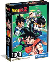 Clementoni - Puzzle 1000 Pezzi per Adulti e Ragazzi, Special Series, Tema Anime Dragonball, Compact Box, Idea Regalo