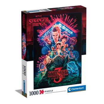 Puzzle 1000 pezzi Stranger Things  Clementoni 2022 | Libraccio.it