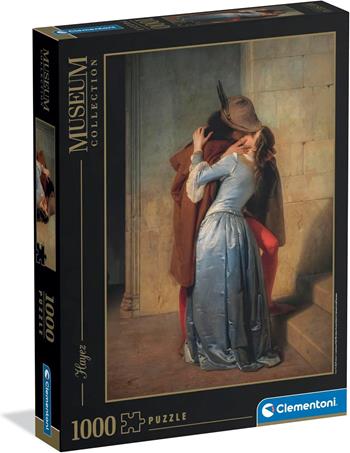 Clementoni - Puzzle 1000 Pezzi Arte per Adulti e Ragazzi, Museum Collection, Tema Bacio di Hayez, Idea Regalo Uomo e Donna  Clementoni 2025 | Libraccio.it
