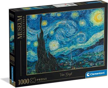 Clementoni - Puzzle Van Gogh 1000 Pezzi Arte, per Adulti e Ragazzi, Museum Collection, Tema Notte Stellata, Idea Regalo  Clementoni 2025 | Libraccio.it