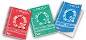 Quablock A4 con Bordo Rinforzato Spiralato 80gr Quadretto 4 mm Senza Margini. Pacco da 5