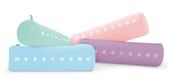 Astuccio Tombolino Silicone Monocromo Col Pastello 4 Varianti