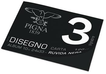 Blocco Pigna3 fogli Neri Ff.10 Carta Ruvida - 24 x 33 cm  Pigna 2023 | Libraccio.it