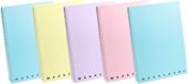 Quaderno Maxi A4 Monocromo Skip Ppl Pastel - Fsc con Fori - 5M, a quadretti 5mm