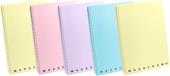 Quaderno A5 Monocromo Skip Ppl Pastel - Fsc con Fori - 5M, a quadretti 5mm