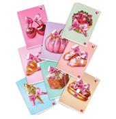 Confezione da 5 Quadernoni Pigna Glitter & Bow - 50 Fogli - Quadretti 4 mm