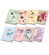 Confezione da 10 Quadernoni Pigna Manga Cats - A4 - 42 Fogli - 80 g - Righe (1R) senza margini