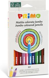 Jumbo blister matite colorate Primo 12 colori