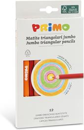 Jumbo blister matite colorate Primo 12 colori
