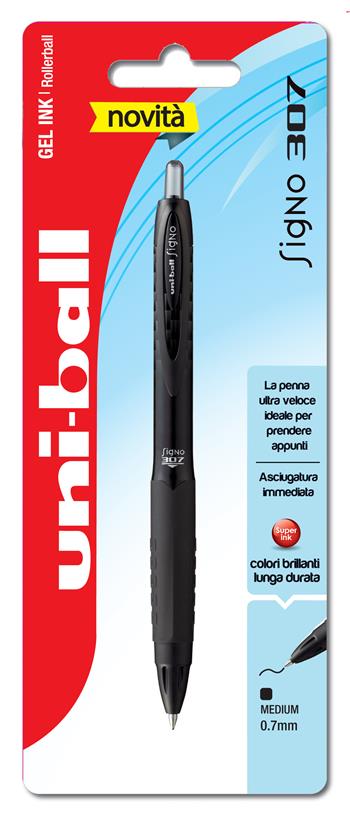 Penna Signo 307 Scatto 0,7mm. Nero  Osama 2022 | Libraccio.it