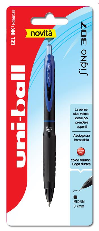 Penna Signo 307 Scatto 0,7mm. Blu  Osama 2022 | Libraccio.it