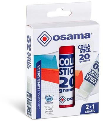 Colla Stick 20 Gr. Confezione da 2+1 pezzi  Osama 2024 | Libraccio.it