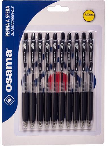 Penna A Sfera A Scatto Ecologica Schneider Nera - Fusto Nero (conf. 20 - Foto 4