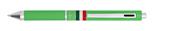 Penna a sfera 4 funzioni Quadra Italia Gommata Verde Chiaro
