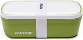 Pantone&#153; - Lunch Box, porta pranzo stile bento con divisorio interno ufficio scuola. 12x7x20,7 - Verde Chiaro