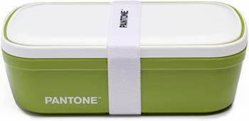 Pantone&#153; - Lunch Box, porta pranzo stile bento con divisorio interno ufficio scuola. 12x7x20,7 - Verde Chiaro  Pantone 2023 | Libraccio.it