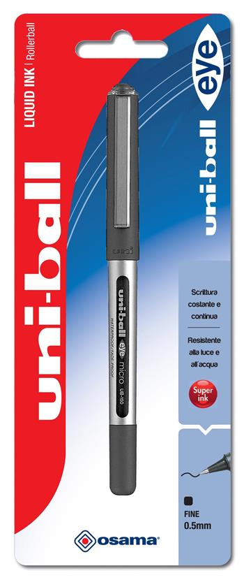 Uniball Eye Roller Liquik Ink. Nero  Osama | Libraccio.it