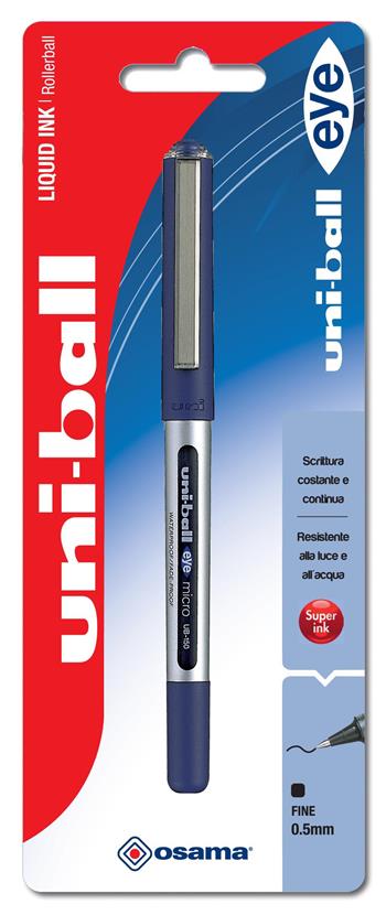 Uniball Eye Roller Liquik Ink. Blu  Osama | Libraccio.it