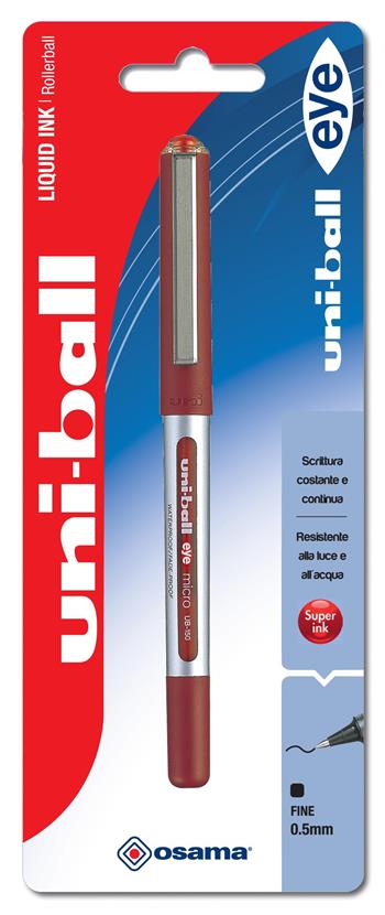 Uniball Eye Roller Liquik Ink. Rosso  Osama | Libraccio.it