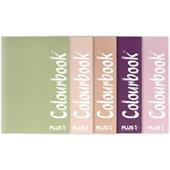 Confezione 6 quadernoni maxi A4 Colourbook Maxi Plus Pastel a quadretti 10 mm