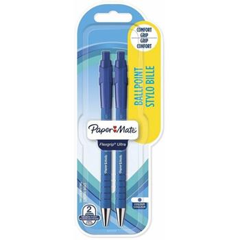 Penna a sfera a scatto Papermate Flexgrip ultra Blu - Blister da 2  Papermate 2020 | Libraccio.it