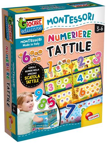 Montessori Plus Numeriere Tattile  Lisciani 2020 | Libraccio.it