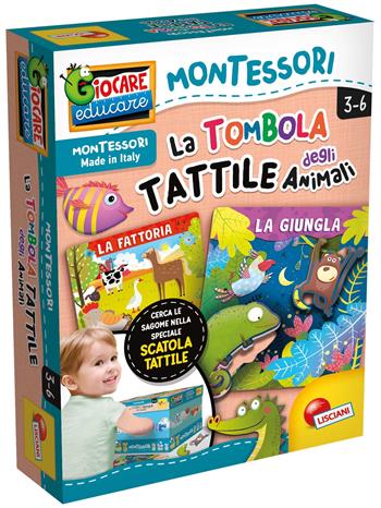 Montessori Plus Tombola Tattile degli Animali  Lisciani 2020 | Libraccio.it