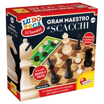 Ludoteca Gioco Gran Maestro di Scacchi 3 in 1  Lisciani 2021 | Libraccio.it