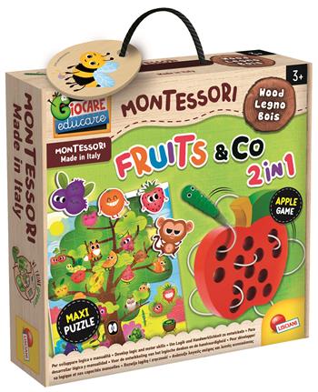 Montessori Legno Bruco Fruits&Co  Lisciani 2023 | Libraccio.it