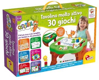Carotina Tavolino 30 Giochi  Lisciani 2023 | Libraccio.it