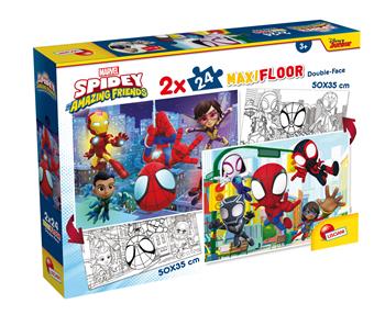 Marvel Puzzle Df Maxi Floor 2 X 24 Spidey  Lisciani 2023 | Libraccio.it