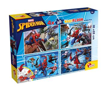 Marvel Puzzle Df Maxi Floor 4 X 48 Spiderman  Lisciani 2023 | Libraccio.it