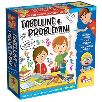 I&#146;m a genius tabelline e problemini  Lisciani 2024 | Libraccio.it