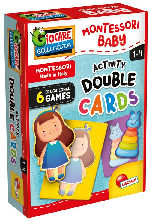 Montessori Baby Activity Double Cards Lisciani 2023 Libraccio.it