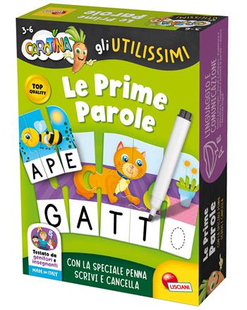 Carotina Gli Utilissimi Le Prime Parole  Lisciani 2023 | Libraccio.it