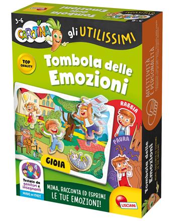 Carotina Gli Utilissimi Tombola Delle Emozioni  Lisciani 2023 | Libraccio.it