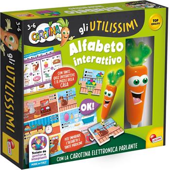 Carotina Penna Parlante Gli Utilissimi Alfabeto Interattivo  Lisciani 2024 | Libraccio.it