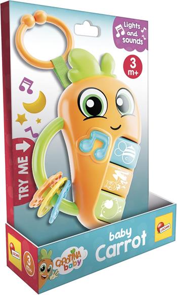 Carotina Baby Carrot. Sonaglio per sviluppo sensoriale  Lisciani 2025 | Libraccio.it