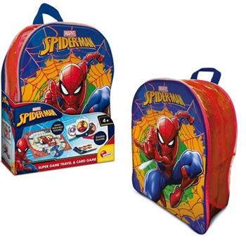 Spider-man Zainetto. Super game travel & card game in a backpack  Lisciani 2025 | Libraccio.it