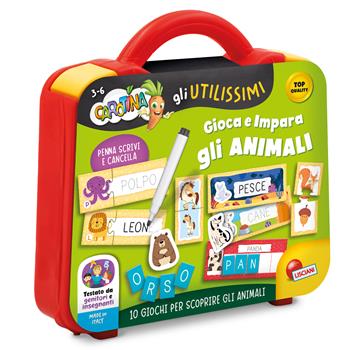 Carotina Gli Utilissimi Valigetta Gioca E Impara Animali  Lisciani 2025 | Libraccio.it