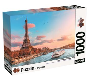 Puzzle + poster Paris 1000, 120604  Lisciani 2026 | Libraccio.it