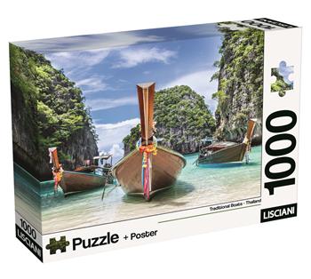 Puzzle + poster Thailand 1000, 120611  Lisciani 2026 | Libraccio.it