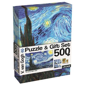 Van gogh puzzle & gift set art the starry night, 120666  Lisciani 2026 | Libraccio.it