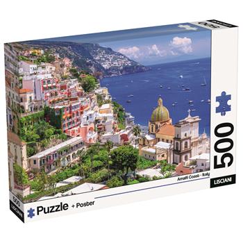 Puzzle + poster Amalfi Coast 500, 121007  Lisciani 2026 | Libraccio.it