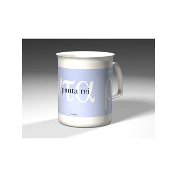 Tazza letteraria Meditathe. Eraclito - Panta rei  Polo Sud 2023 | Libraccio.it