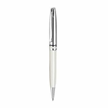 Penna a sfera Pelikan Jazz, meccanismo a rotazione, colore di scrittura nero, punta M, fusto bianco  Pelikan 2019 | Libraccio.it
