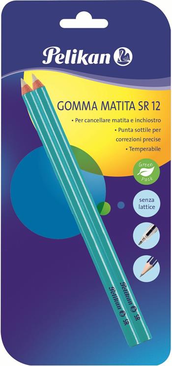 Gomma matita Pelikan SR12. Confezione da 2 pezzi  Pelikan 2021 | Libraccio.it