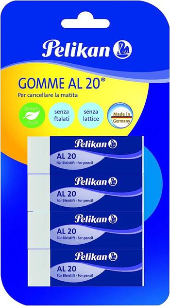 Gomme AL20 / BL4 pz  Pelikan 2023 | Libraccio.it