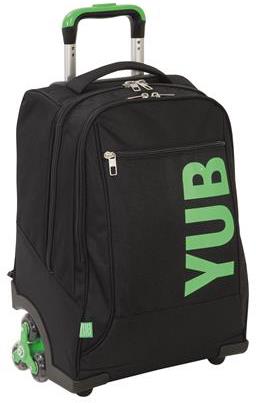 Zaino scuola Trolley 3 Wheels Yub Urban Fluo, Fluo Green - 36,5 x 50 x 26 cm  Yub 2021 | Libraccio.it